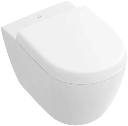 Villeroy & Boch Subway 2.0 Compact væghængt toilet m/direct flush, ceramicplus, 480x355 mm, hvid