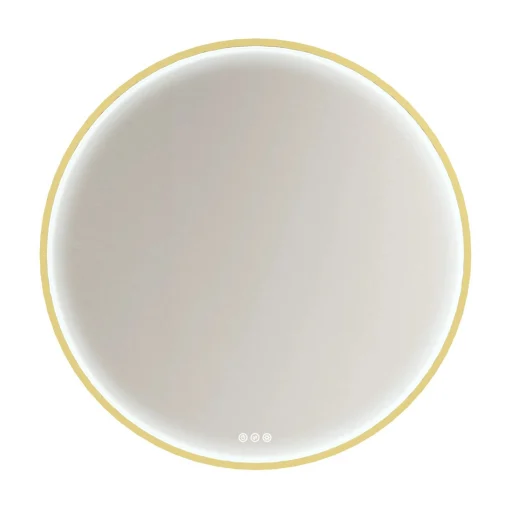 Dansani Moon spejl, 90 cm, messing