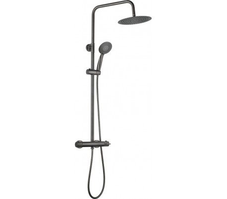 Nortiq brusesæt m/termostat - Gun black