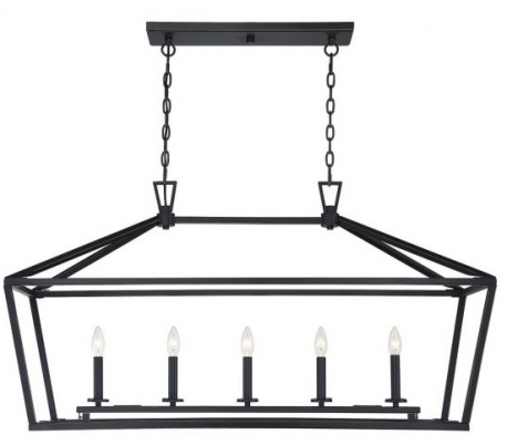Townsend 5 Lysekrone 112 x 41 cm - Antik bronze