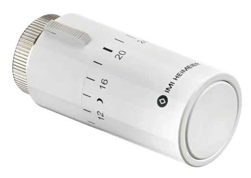 Halo termostat 0-28°C. Hvid, fast føler. M30.