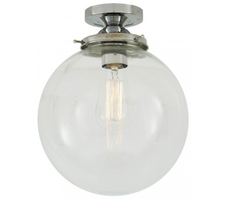 Riad Kugleplafond Ø25 cm 1 x E27 - Poleret krom