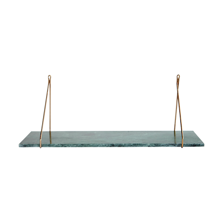 Marble Hyldeplan Grøn Marmor 24x70 cm