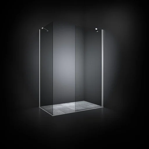 Dansani Match Walk in 77-79 cm pr. væg, Frostet glas/Satin profil - Model 20