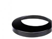 Sort Stål brøndk.90/150mm - Sort arkitekt brøndkrave 90/150mm - tages ikke retur