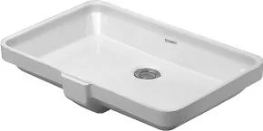 Duravit 2nd floor håndvask 58x41,5x11,5 cm, hvid u/hanehul, m/overløb