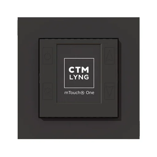 mTouch One, 1P, Termostat og regulator, mat sort