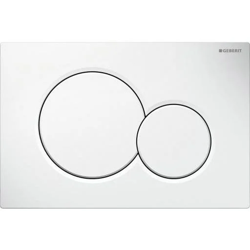 Geberit Sigma 01 betjeningsplade, hvid