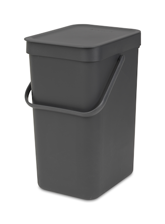 Papirkurv 'SORT & GO' Antracit 12 L