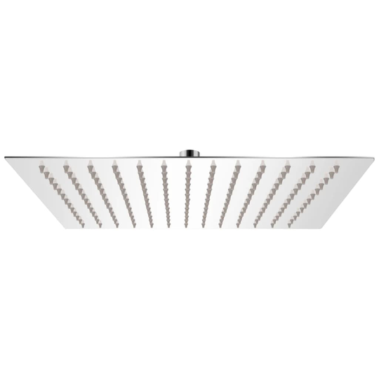 vidaXL brusehoved firkantet 30x30 cm rustfrit stål