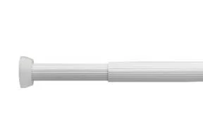 Hefe Teleskopstang 60-90 cm Hvid