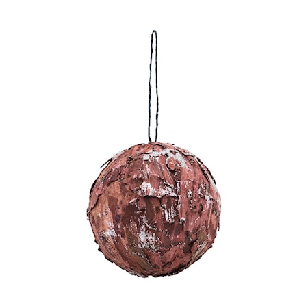 Julekugle Rind Glitter Large