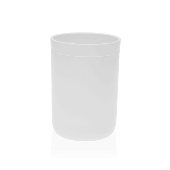 Tandbørsteholder Versa Elisa Hvid polypropylen (7,5 x 11 x 7,5 cm)