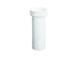 50 mm x 2" Tilslutningsrør med gevind hvid