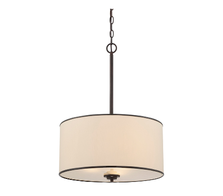 Grove 3 Loftlampe Ø46 cm - Antik bronze/Creme