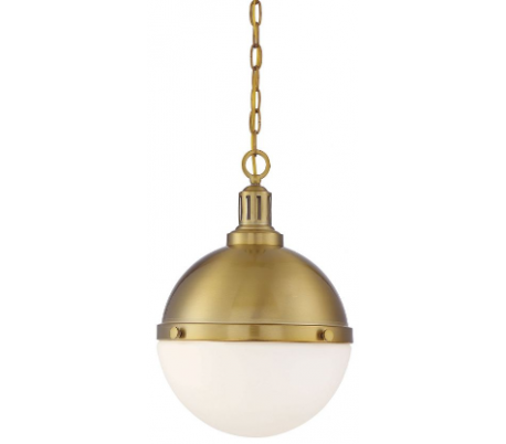 Lilly 2 Loftlampe Ø33 cm - Varm messing/Opalhvid