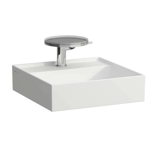 Kartell Laufen håndvask, 46x46 cm, mat hvid