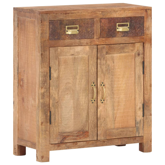 vidaXL skænk 65 x 30 x 75 cm massivt ru mangotræ