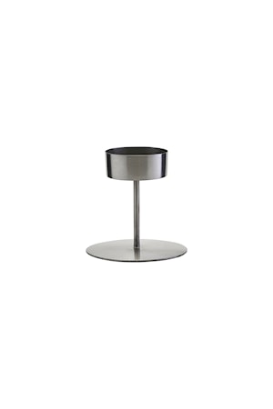 Lysestage Anit Iron Ø10,5x10 cm