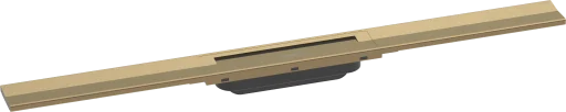 Hansgrohe Raindrain Flex afløbsrende, fri montering, 800 mm, børstet bronze