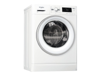 Whirlpool FWDG 971682E WSV EU N - Vaske-/ tørremaskine - bredde: 59.5 cm - dybde: 60.5 cm - højde: 85 cm - frontbetjening - 71 liter - 9 kg - 1600 rpm - hvid