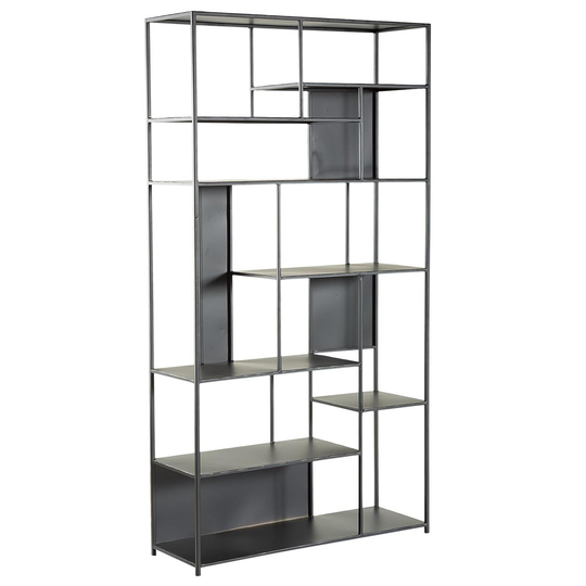NOHR reol 107x35x200 cm (SORT ONESIZE)