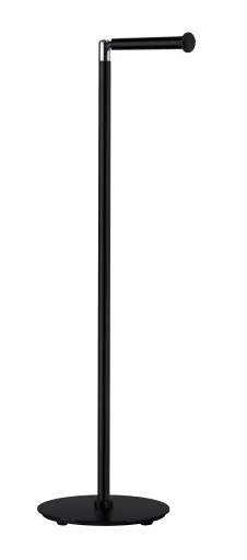 Smedbo toiletpapirholder, rund, mat sort