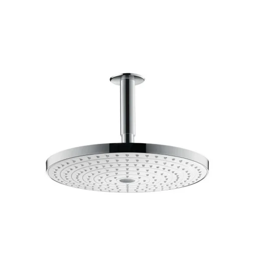 Hansgrohe Raindance Select S 2jet hovedbruser Ø300 mm inkl. loftbefæstigelse, hvid/krom
