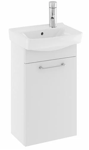Ifö Spira Møbelpakke m/Låge & hanehul til højre 40x30 cm, Hvid