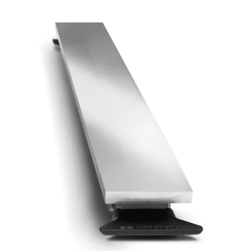 Unidrain HighLine Colour Panel rist, 700 mm, Håndpoleret stål (krom)