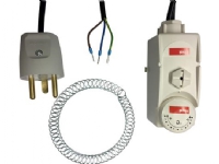 Hoval Cirkulationssæt med termostat, 220 V stikprop og ledning til pumpe.