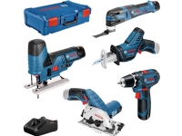 Bosch 12V Profi-sæt 5 stk. GSR+GST+GOP+GKS+GSA