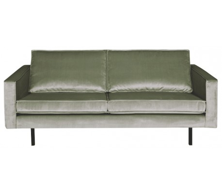 Rodeo 2,5-personers sofa i velour B190 cm - Khaki