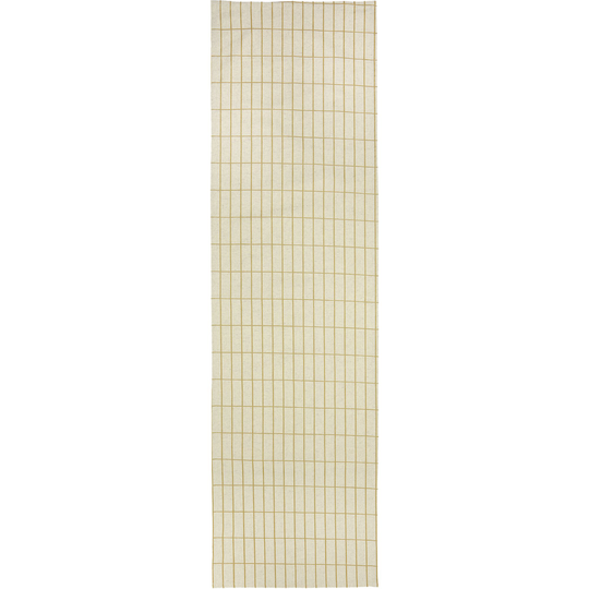 Marimekko Pieni Tiiliskivi bordløber, 47x150 cm, hør/guld