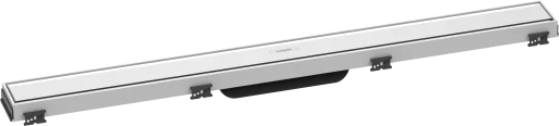 Hansgrohe Raindrain Match afløbsrende, fliser, 800 mm, hvid glas