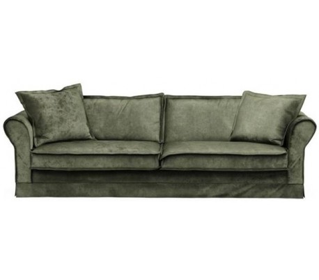 Carlton 3,5 personers sofa i velour B255 cm - Efeu