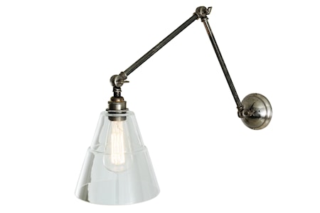 Lyx adjustable poster væglampe – Antique silver