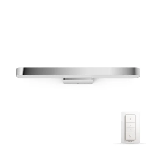 Philips Hue Adore væglampe til badeværelset inkl. lysdæmperkontakt, krom