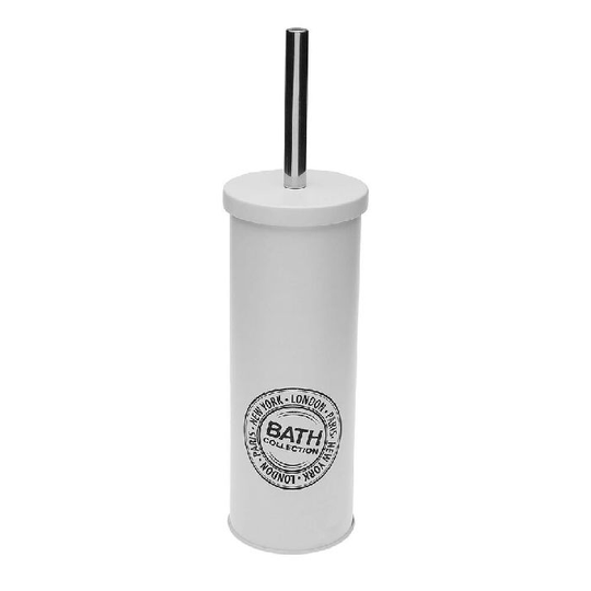 Brush holder Versa Bath Hvid Stål Jern