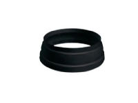 Prefa brøndkrave 0,7x100x150mm - sort RAL9005. P10