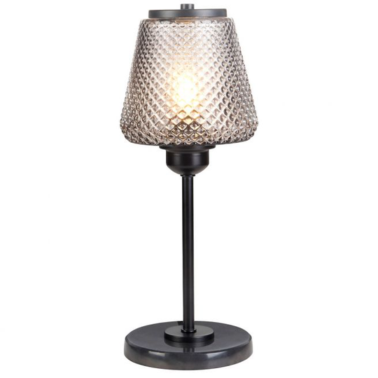 Halo Design DAMN FASHIONISTA Bordlampe Ø15, Smoke/Sort - VAREN ER UDGÅET