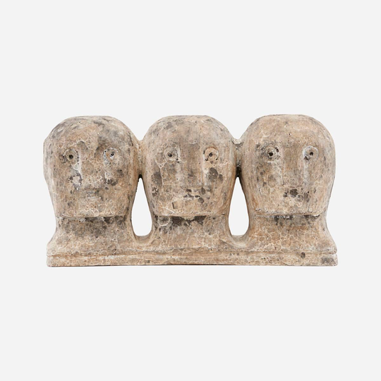 Kunstværk, Ancient head, Grå/Brun - Hurtig levering og gratis fragt over 99 DKK.