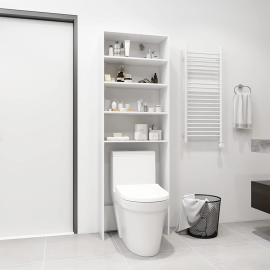 vidaXL vaskemaskineskab 64x24x190 cm hvid