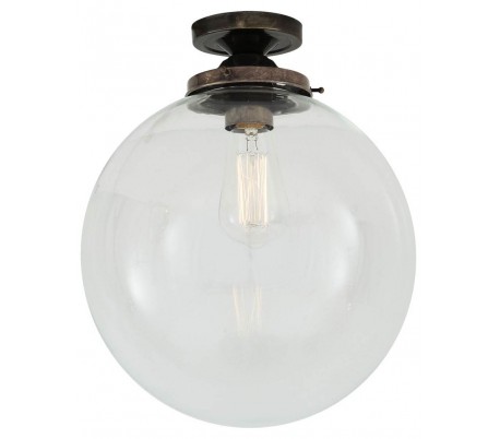Riad Kugleplafond Ø30 cm 1 x E27 - Antik sølv