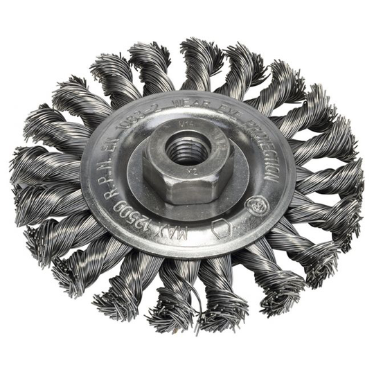 Bosch Skivestålbørste Bølget Ø115mm M14 - 2609256512