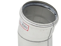 Blücher bøjn.15.0gr.110mm - m.O-ring. AISI 316L.Syrefast stål