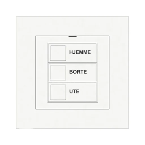 mTouch sparekontakt, hvid (RAL9003)