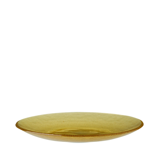SINNERUP Dots glas tallerken Ø 20 cm (AMBER/CURRY, ONESIZE)