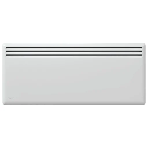 Nobø Front El-varmepanel uden termostat, 1250W/230V, Hvid - 13 m²