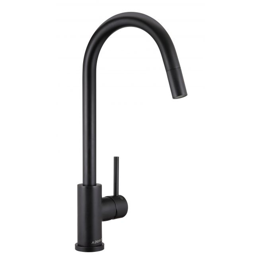 ADORA Imperia Flex U KV.armatur m/udtræk, Black